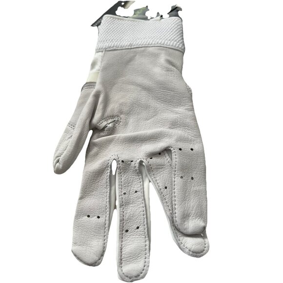 Nike Alpha Huarache Elite Baseball Batting Gloves Men's Size M White Iridescent - Picture 3 of 9